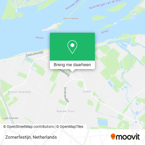 Zomerfestijn kaart