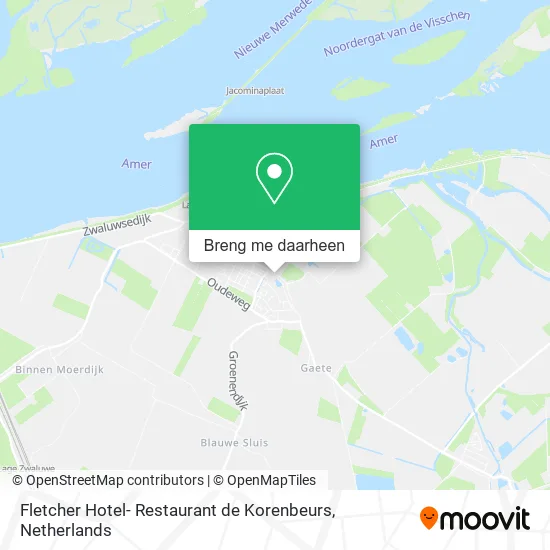 Fletcher Hotel- Restaurant de Korenbeurs kaart