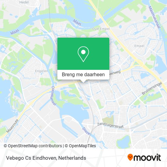 Vebego Cs Eindhoven kaart