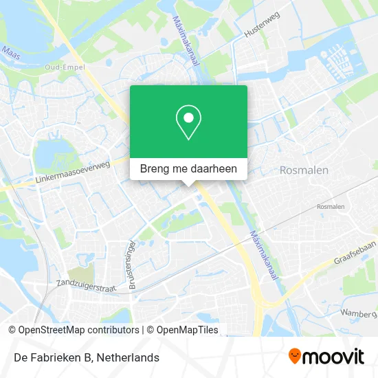 De Fabrieken B kaart