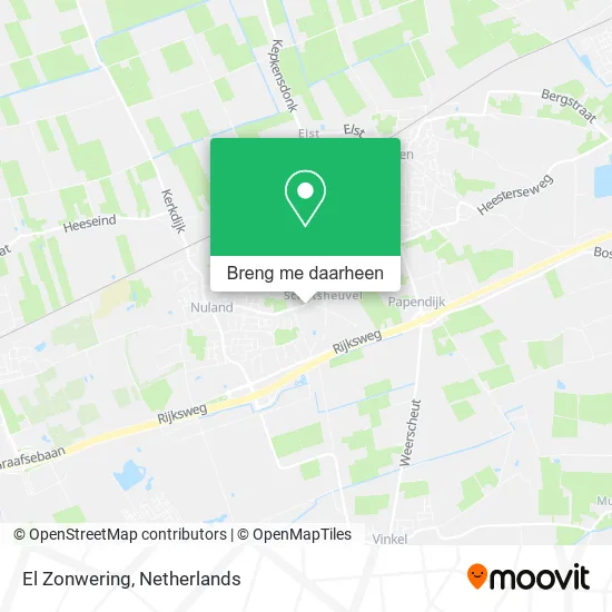 El Zonwering kaart