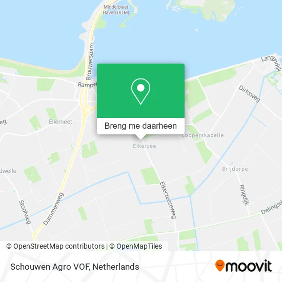 Schouwen Agro VOF kaart