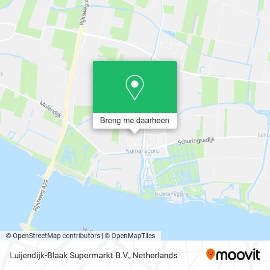 Luijendijk-Blaak Supermarkt B.V. kaart
