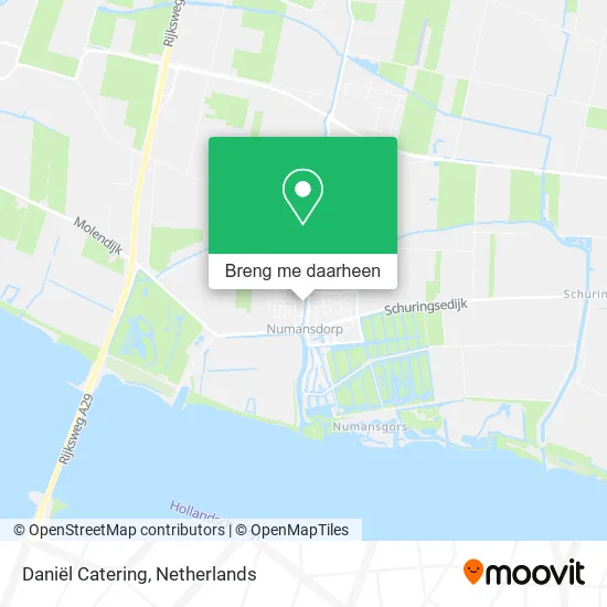 Daniël Catering kaart