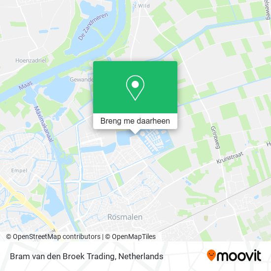 Bram van den Broek Trading kaart