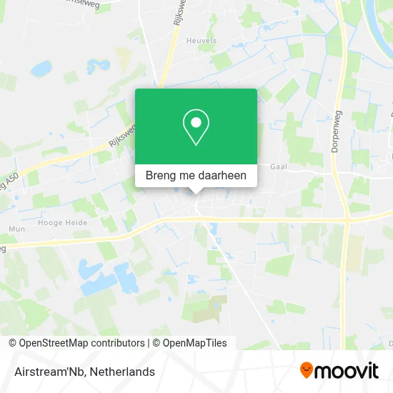 Airstream'Nb kaart