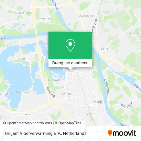 Briljant Vloerverwarming B.V. kaart
