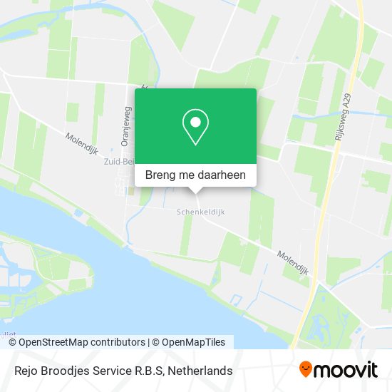 Rejo Broodjes Service R.B.S kaart