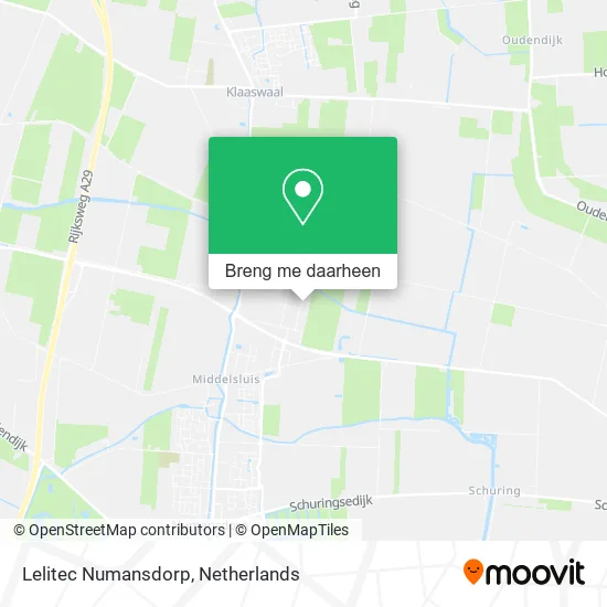 Lelitec Numansdorp kaart