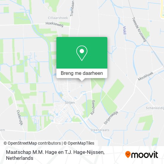 Maatschap M.M. Hage en T.J. Hage-Nijssen kaart