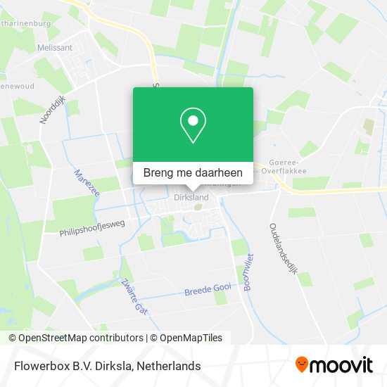 Flowerbox B.V. Dirksla kaart