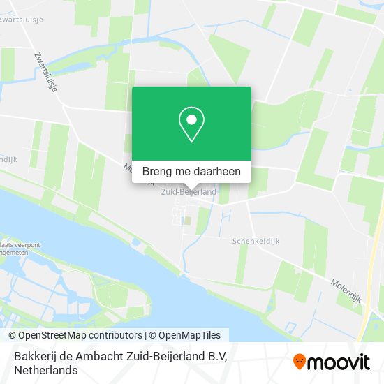Bakkerij de Ambacht Zuid-Beijerland B.V kaart