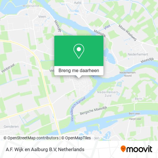 A.F. Wijk en Aalburg B.V kaart
