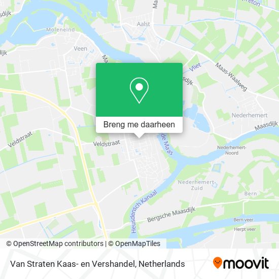 Van Straten Kaas- en Vershandel kaart
