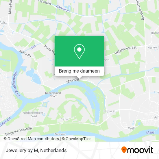 Jewellery by M kaart