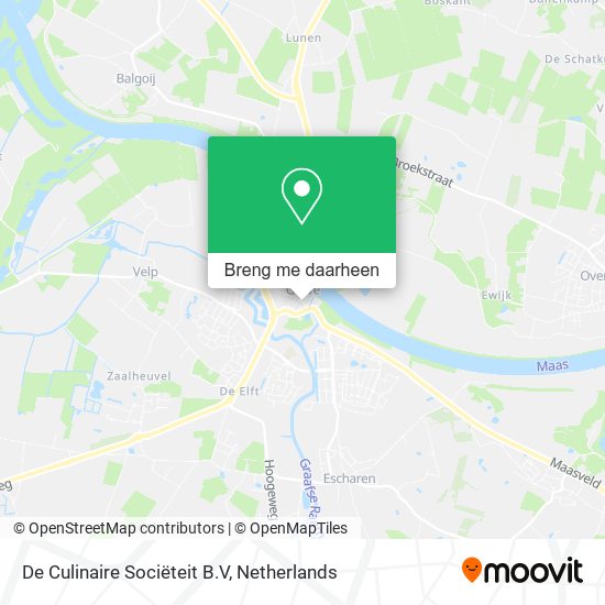 De Culinaire Sociëteit B.V kaart