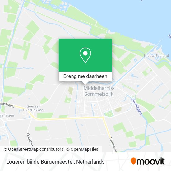 Logeren bij de Burgemeester kaart