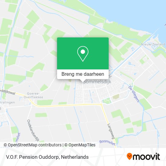V.O.F. Pension Ouddorp kaart