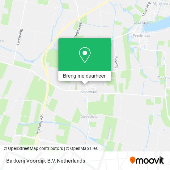 Bakkerij Voordijk B.V kaart