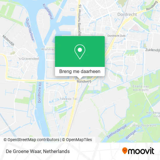 De Groene Waar kaart