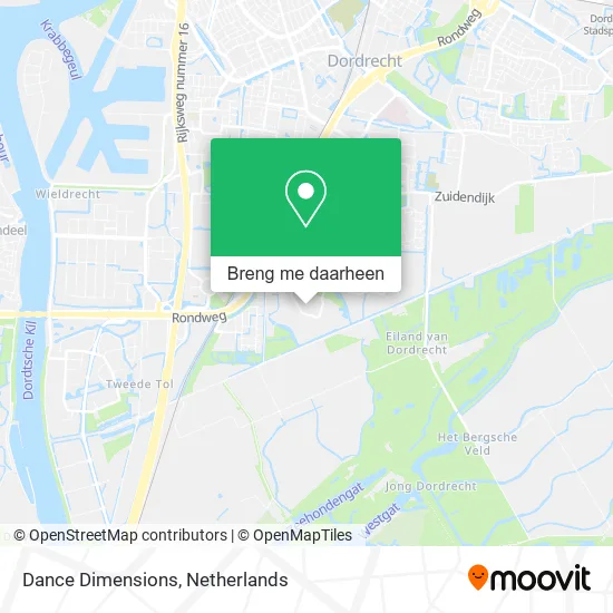 Dance Dimensions kaart