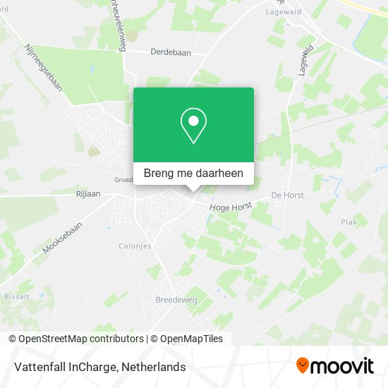 Vattenfall InCharge kaart