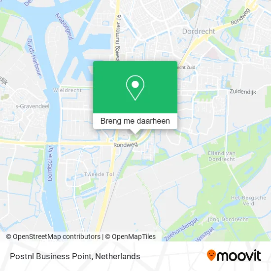 Postnl Business Point kaart