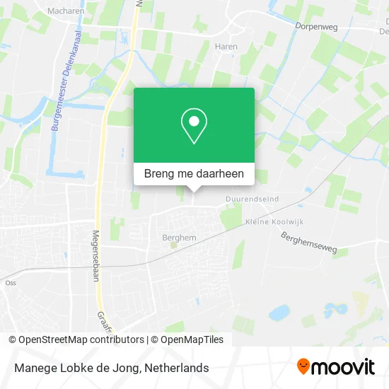 Manege Lobke de Jong kaart