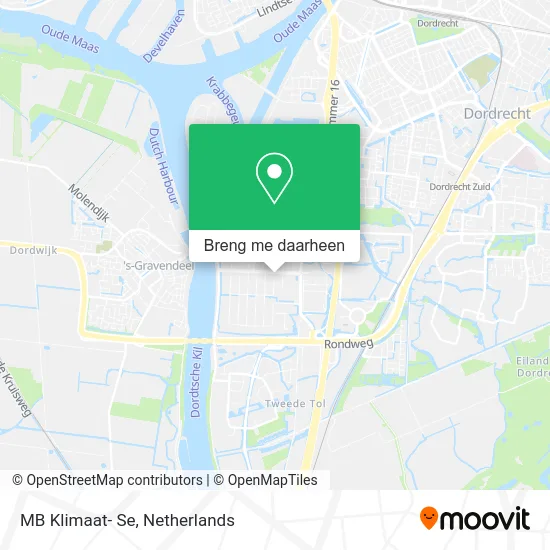 MB Klimaat- Se kaart