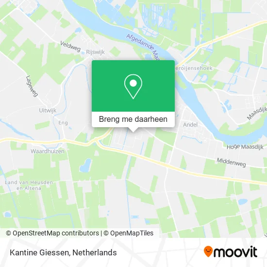 Kantine Giessen kaart