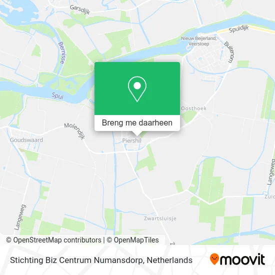 Stichting Biz Centrum Numansdorp kaart