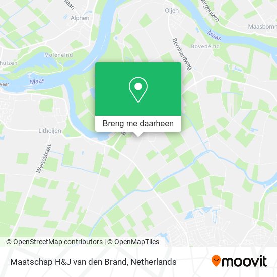 Maatschap H&J van den Brand kaart