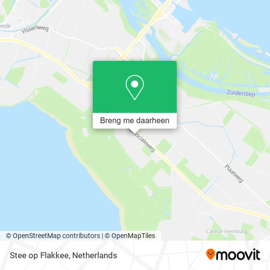 Stee op Flakkee kaart
