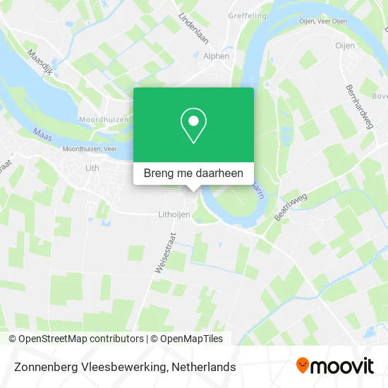 Zonnenberg Vleesbewerking kaart