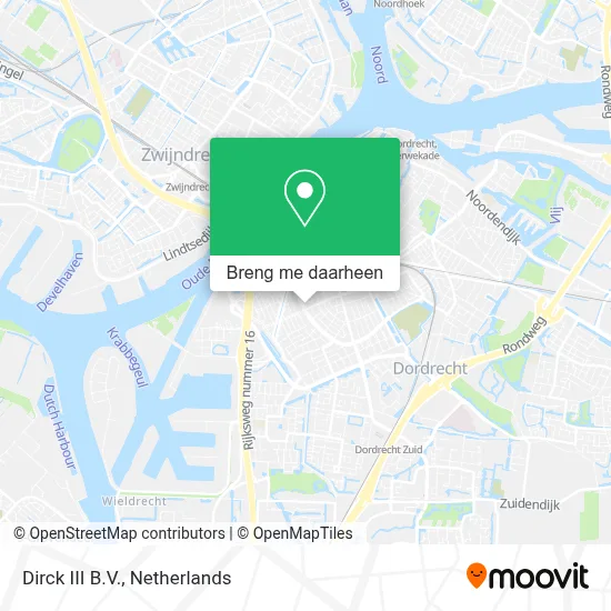 Dirck III B.V. kaart