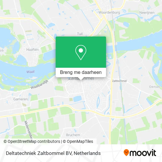 Deltatechniek Zaltbommel BV kaart