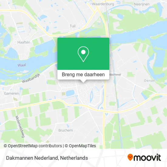 Dakmannen Nederland kaart