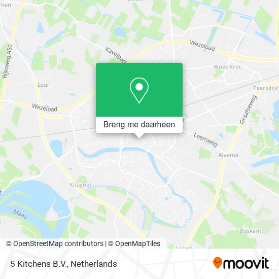 5 Kitchens B.V. kaart