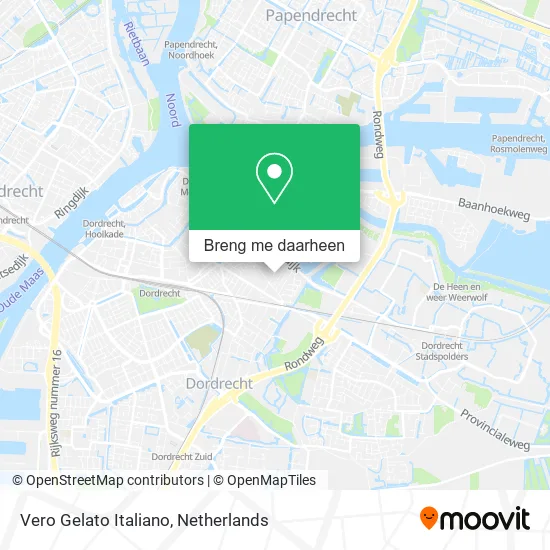 Vero Gelato Italiano kaart