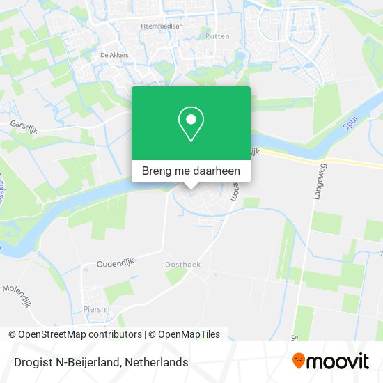 Drogist N-Beijerland kaart