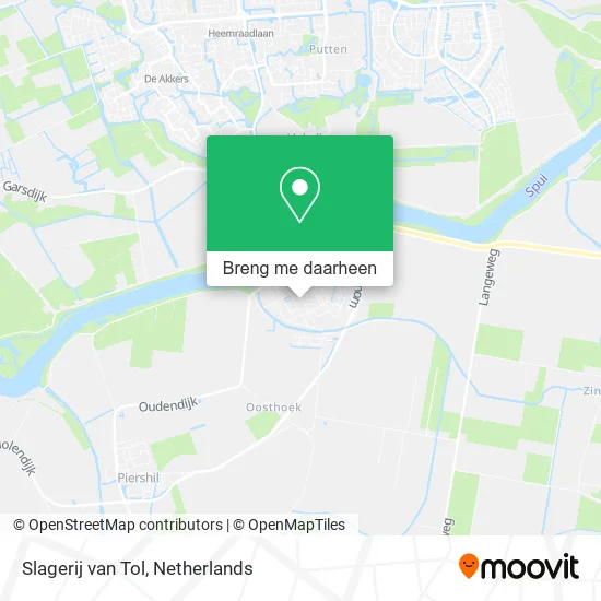 Slagerij van Tol kaart