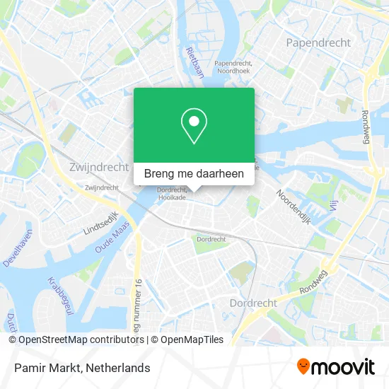 Pamir Markt kaart