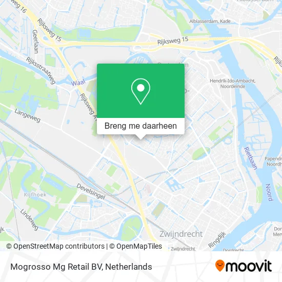 Mogrosso Mg Retail BV kaart