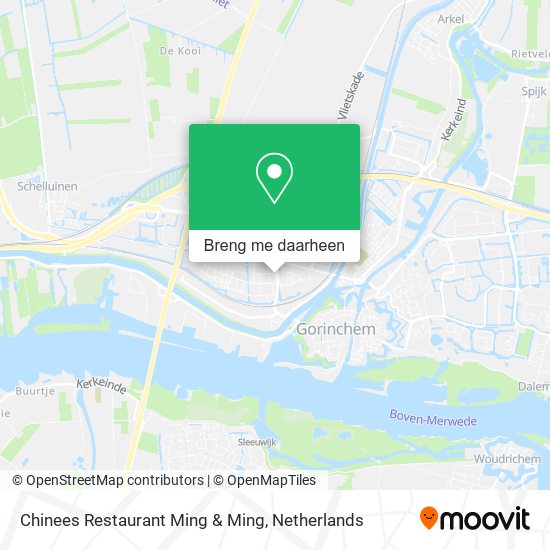 Chinees Restaurant Ming & Ming kaart