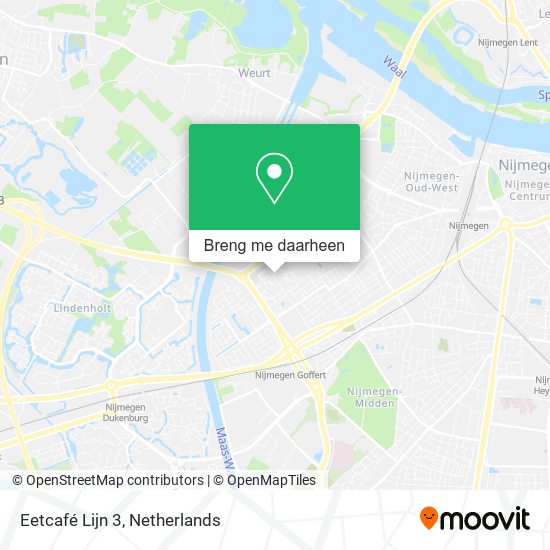 Eetcafé Lijn 3 kaart