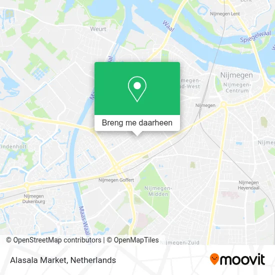 Alasala Market kaart