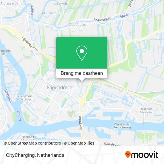 CityCharging kaart