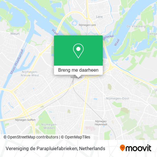 Vereniging de Parapluiefabrieken kaart