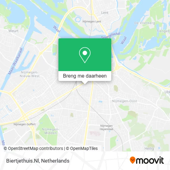 Biertjethuis.Nl kaart