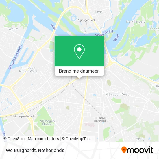 Wc Burghardt kaart